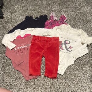Bundle of 6-12mo clothing